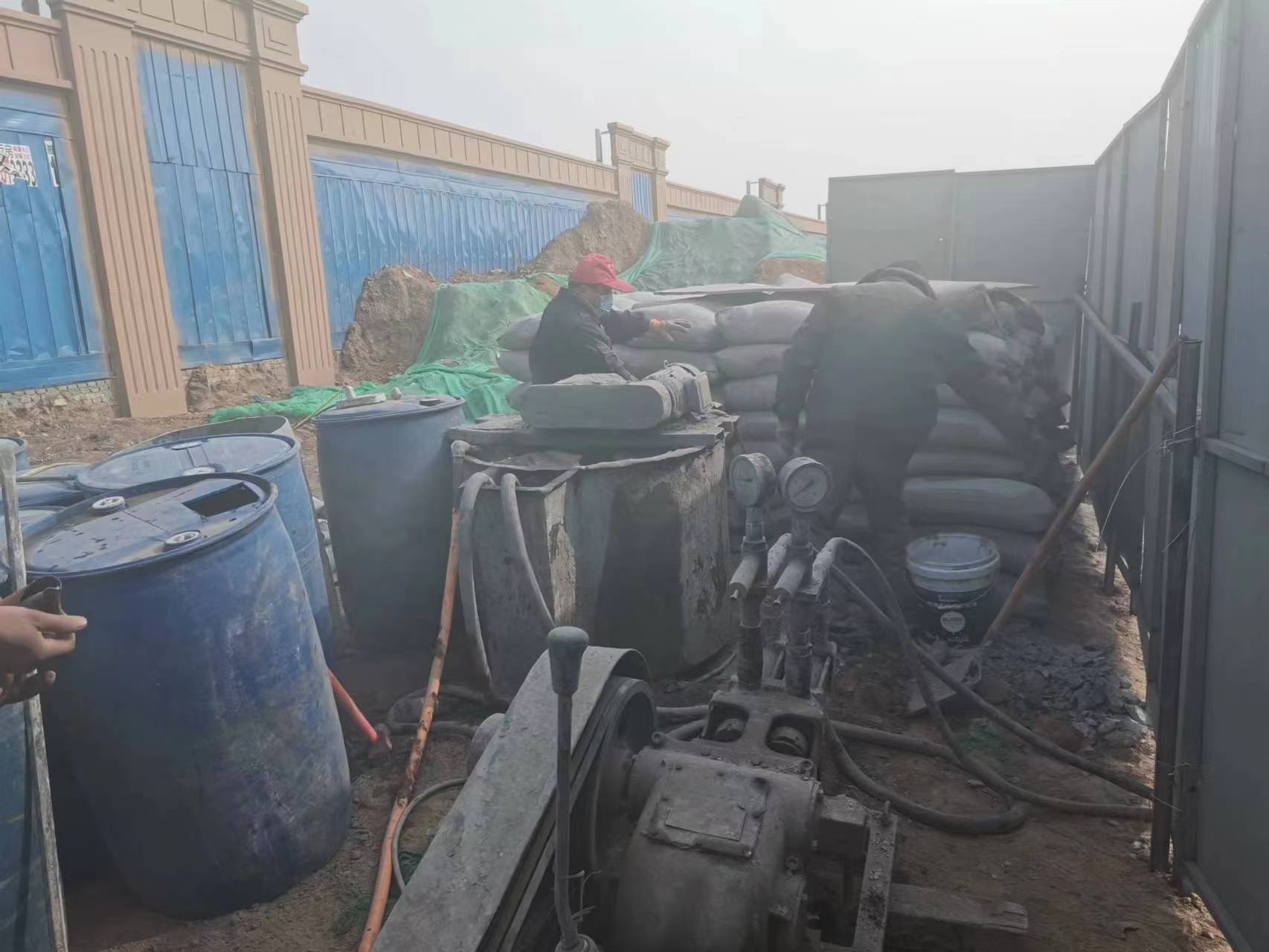 弥勒房屋下沉注浆